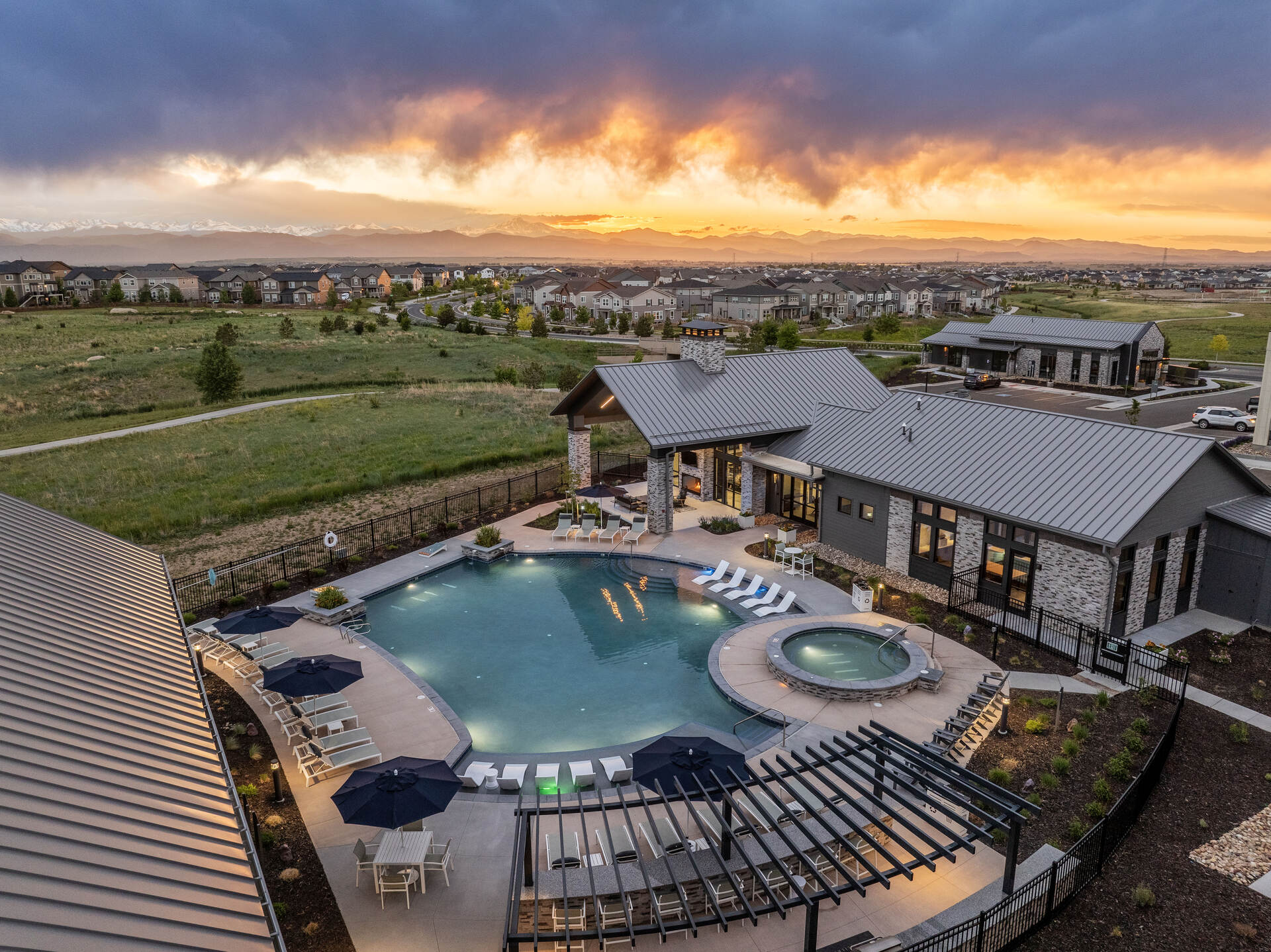 Pool and clubhouse